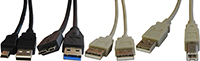 通用串行总线 (USB) 2.0 和 3.0 电缆