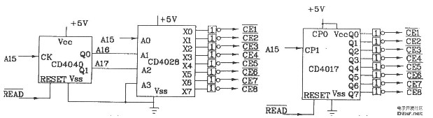 語(yǔ)音合成芯片VP-1410連512K及EPROM電路