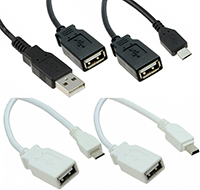 USB 2.0 公头和母头 USB 电缆组件