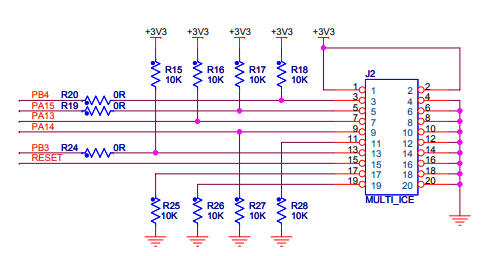 EM-STM3210C嵌入式开发板的电路原理示意图详细资料免费下载