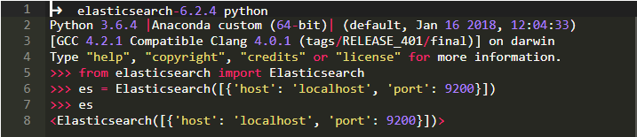 如何在Python中进行Elasticsearch操作？