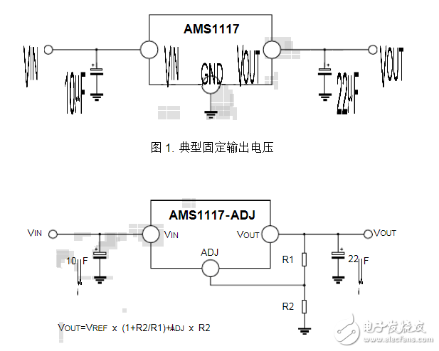 ams1117-3.3的引脚图及其引脚的判定方法