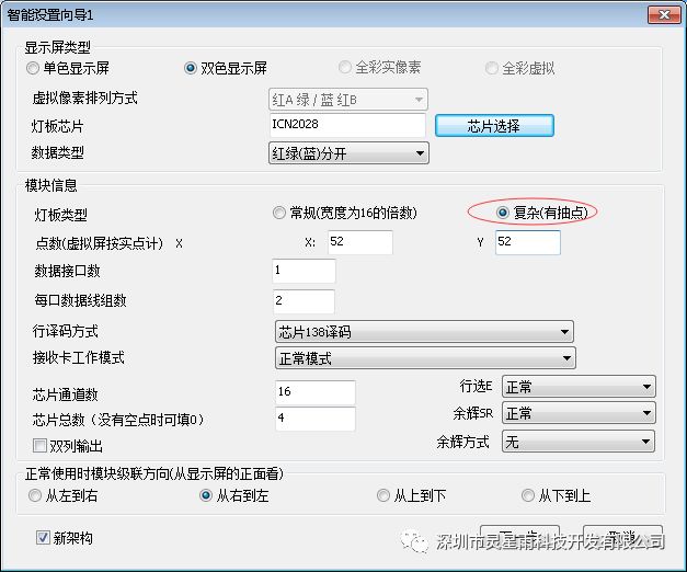 关于Ledset软件四方向旋转的调试介绍