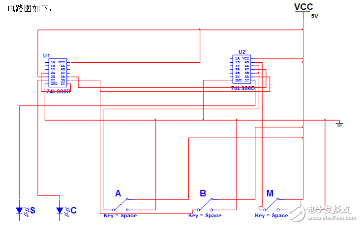 用一位全加器可以构成多位加法电路.