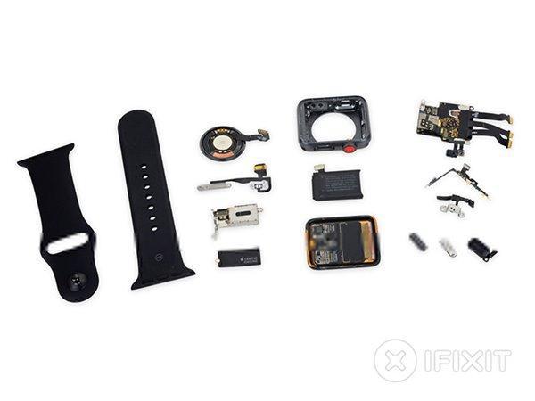 Apple Watch 3蜂窝网络版拆解,看看加...