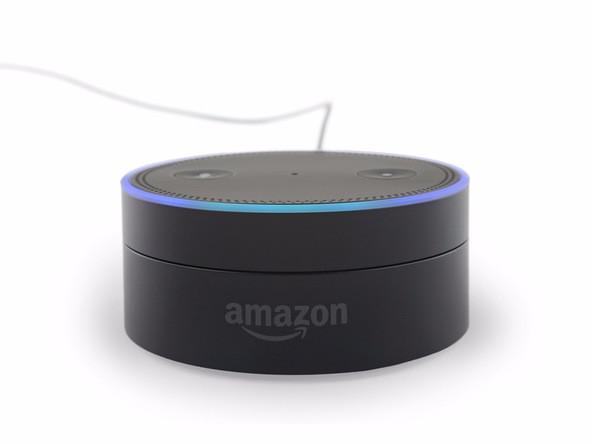 Amazon Echo Dot智能蓝牙音箱拆解，这款精美外观设计的蓝牙音箱的内部长什么样