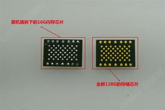 厉害了！一网友竟自己动手将一台16GB的iPhone 6 Plus升级到128GB