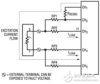 Linear Technology 的 LTC2986-1 相鄰?fù)ǖ涝韴D