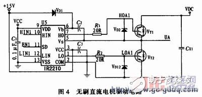 以MC9S12D64单片机为控制中心的无刷直流电动机控制驱动系统电路设计