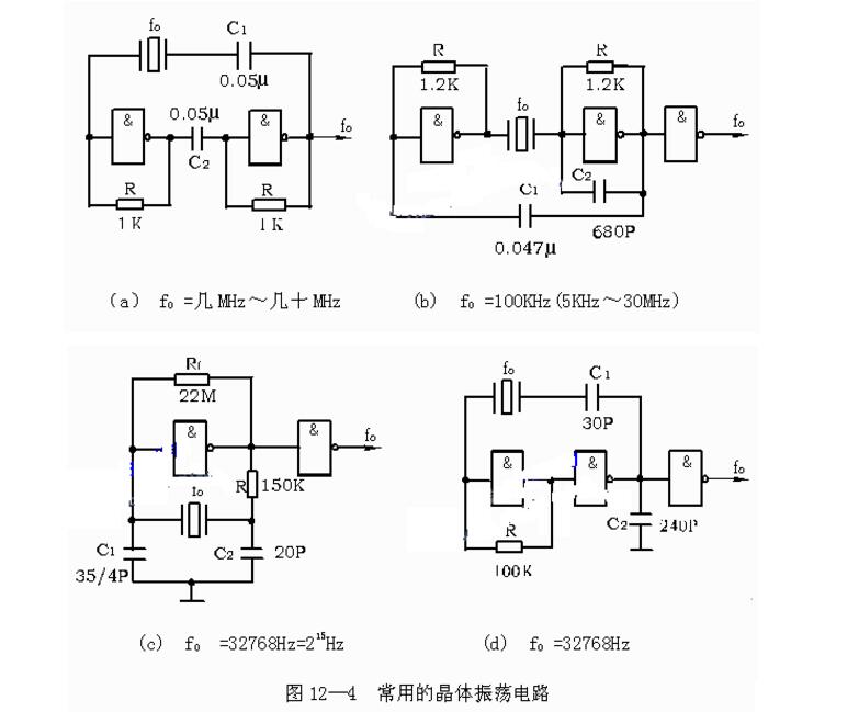 自激多谐振荡器实验电路