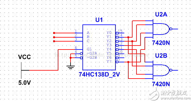 74hc138电路图汇总分析 74hc138在电路中的作用