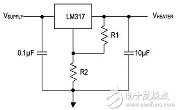 Texas Instruments 的 LM317 传统线性稳压器的图片