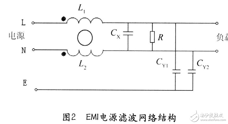 直流电源滤波器原理图性能参数分析