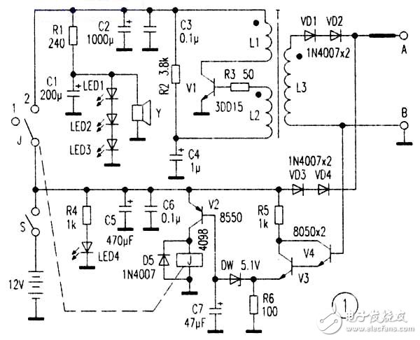 電子滅鼠器的制作方法及原理