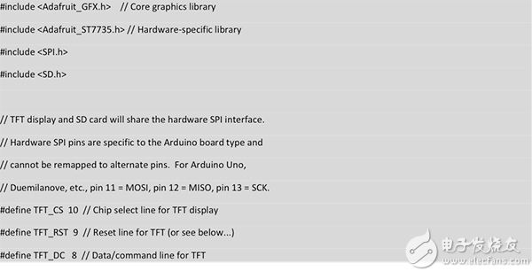 Enabling the application to communicate with the SD card 使应用能够与 SD 卡通信的代码图片