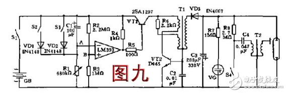 简易闪光电路图