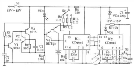 鎳鎘電池充電器的設計及制作 基于CD4060