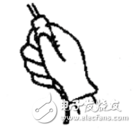 电烙铁的握法