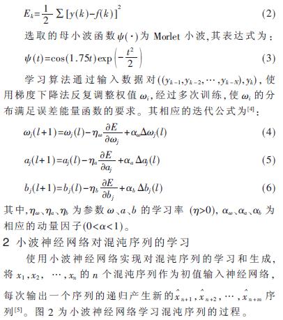 小波神經(jīng)網(wǎng)絡(luò)的模型與混沌加密算法的仿真分析