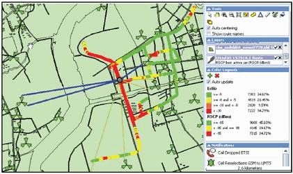 3G无线路测优化系统在数据业务方面的实现