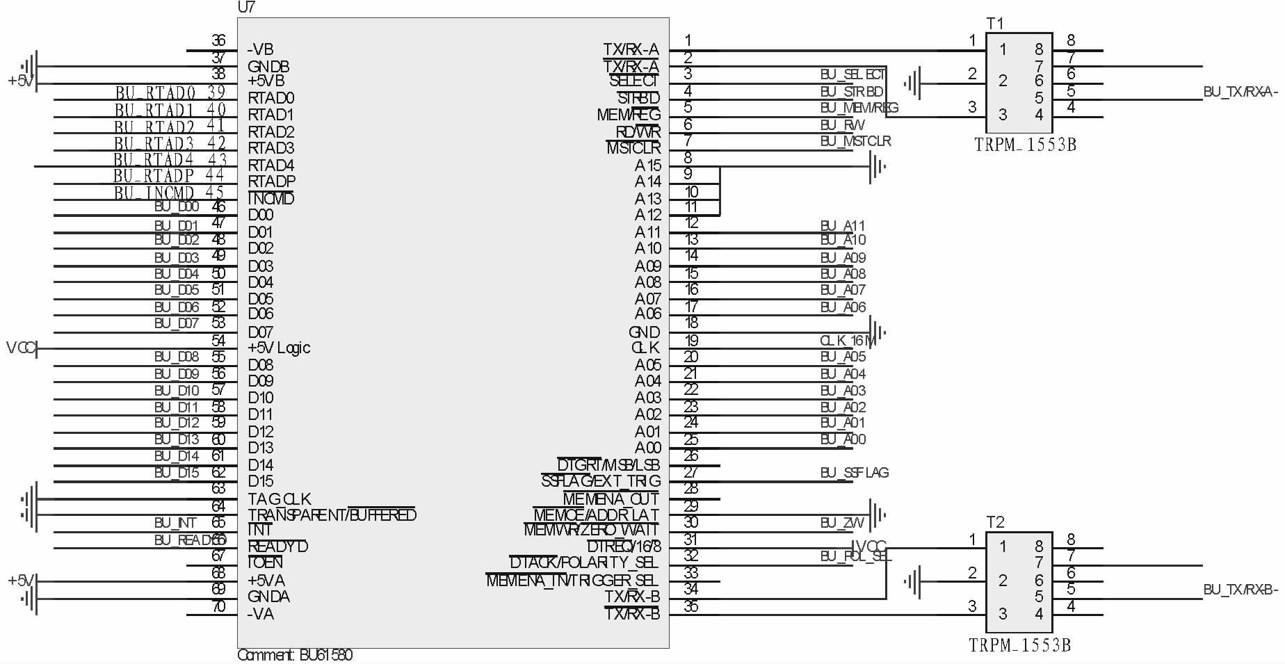 基于SOPC的1553B總線通訊解決方案