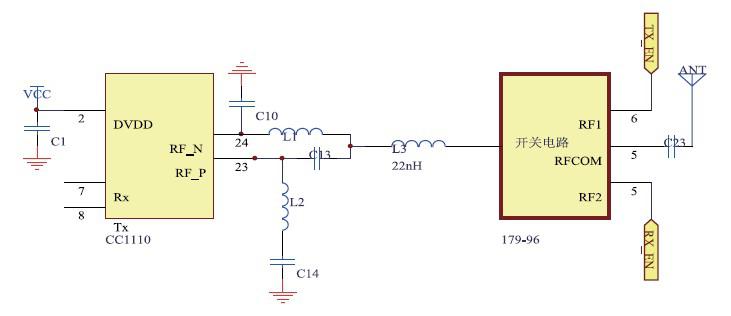 通过采用CC1110射频芯片设计微功率无线采集器实现组网