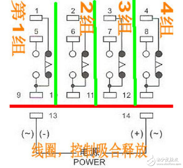 继电器工作原理接线图