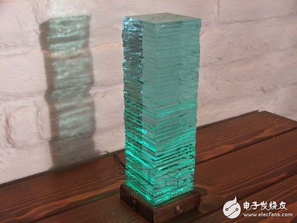 叠层玻璃LED灯diy图解