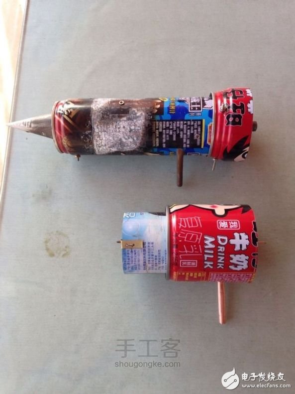 易拉罐涡喷发动机制作方法
