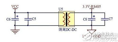 3.3V供電的RS485接口滿足遠距離通訊要求