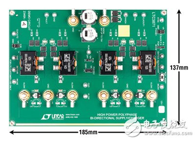 Linear Technology LTC3871 four phase demo board Linear Technology LTC3871 四相演示板的图片