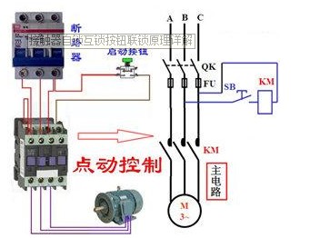 接触器自锁互锁按钮联锁原理