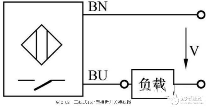 接近开关实物接线图