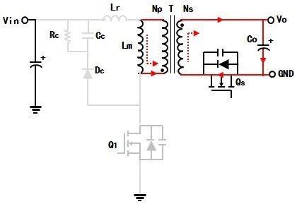 ZVS软开关反激变换器的工作原理分析