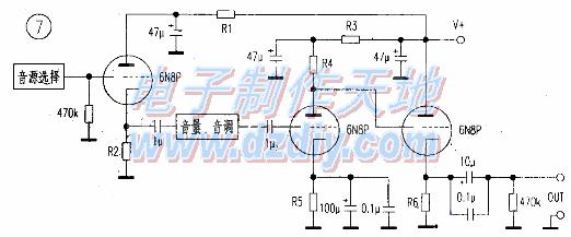 易制作的高性價(jià)比前膽后石功放電路