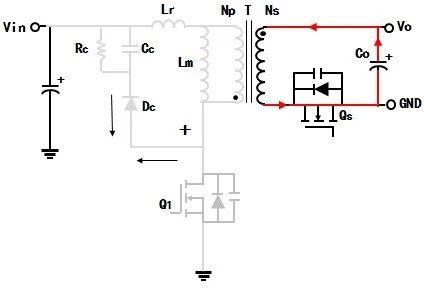 ZVS软开关反激变换器的工作原理分析