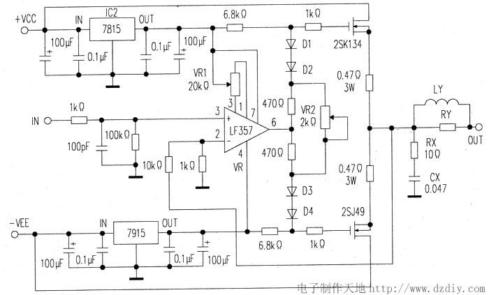 電子分頻放大器的制作