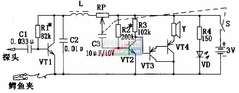 自制電路故障尋跡器