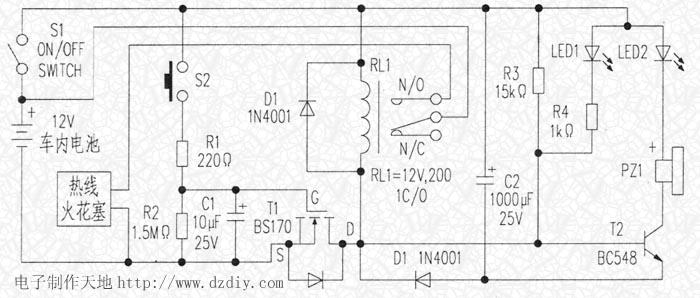 熱線火花塞控制器電路