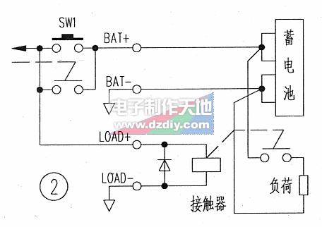 蓄电池过放电保护电路