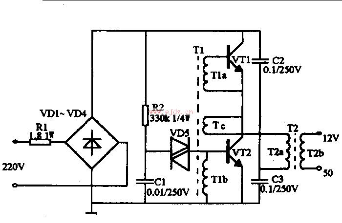 制作50W電子變壓器