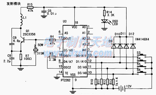 怎样用AT89S52单片机设计及制作智能遥控开锁装置