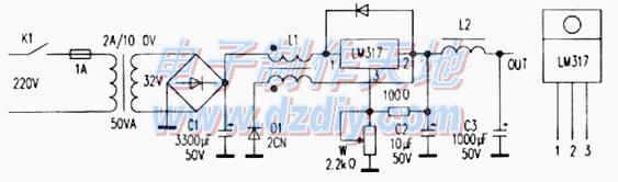 LM317制作開關電源,LM317 POWER SUPPLY