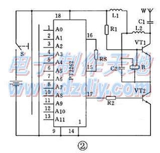 可數(shù)碼顯示多路無(wú)線遙控電路的工作原理