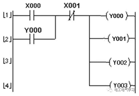 PLC的控制線路與梯形圖實(shí)例