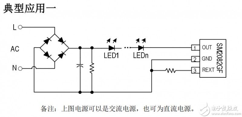 SM2082GF典型应用电路图