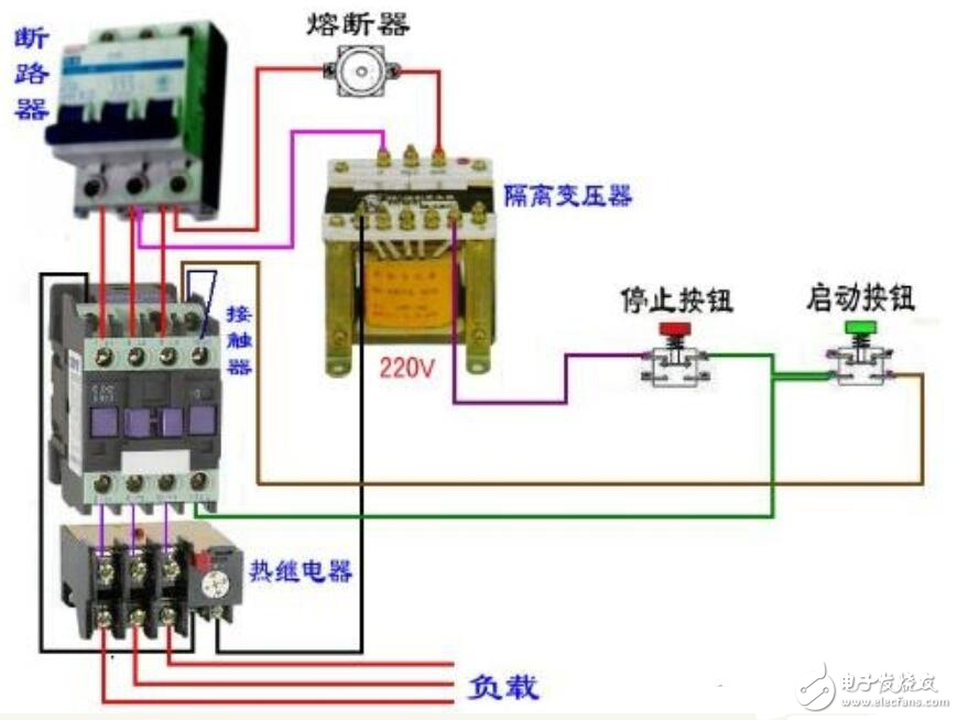 热过载继电器接线图