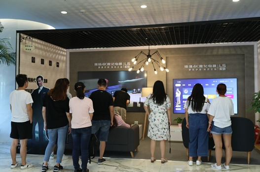 彩电大屏消费趋势,激光电视销售数据抢眼