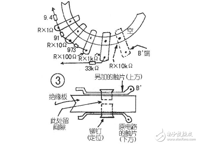 简介500型系列万用表9V电池的高性能代换电路