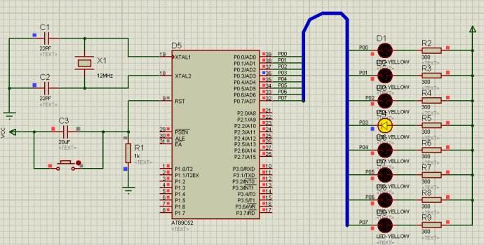 基于STM32单片机对流水灯的控制